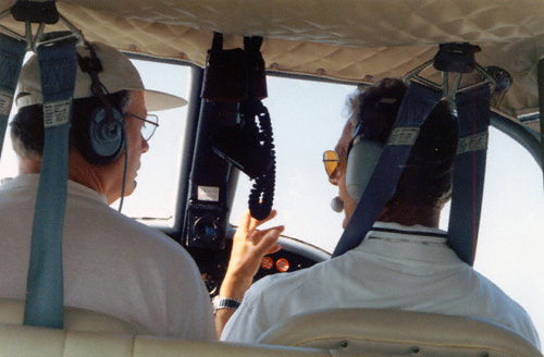 Do 28 D-ILPB Cockpit Flug Insel Lampedusa